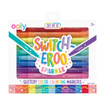 Ooly Switch-Eroo Glitter Color Changing Markers - Toy Polloi