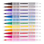 SNIFTY arts and crafts dual-ended brush and fine tip marker set with colorful markers and brushes on a white background.