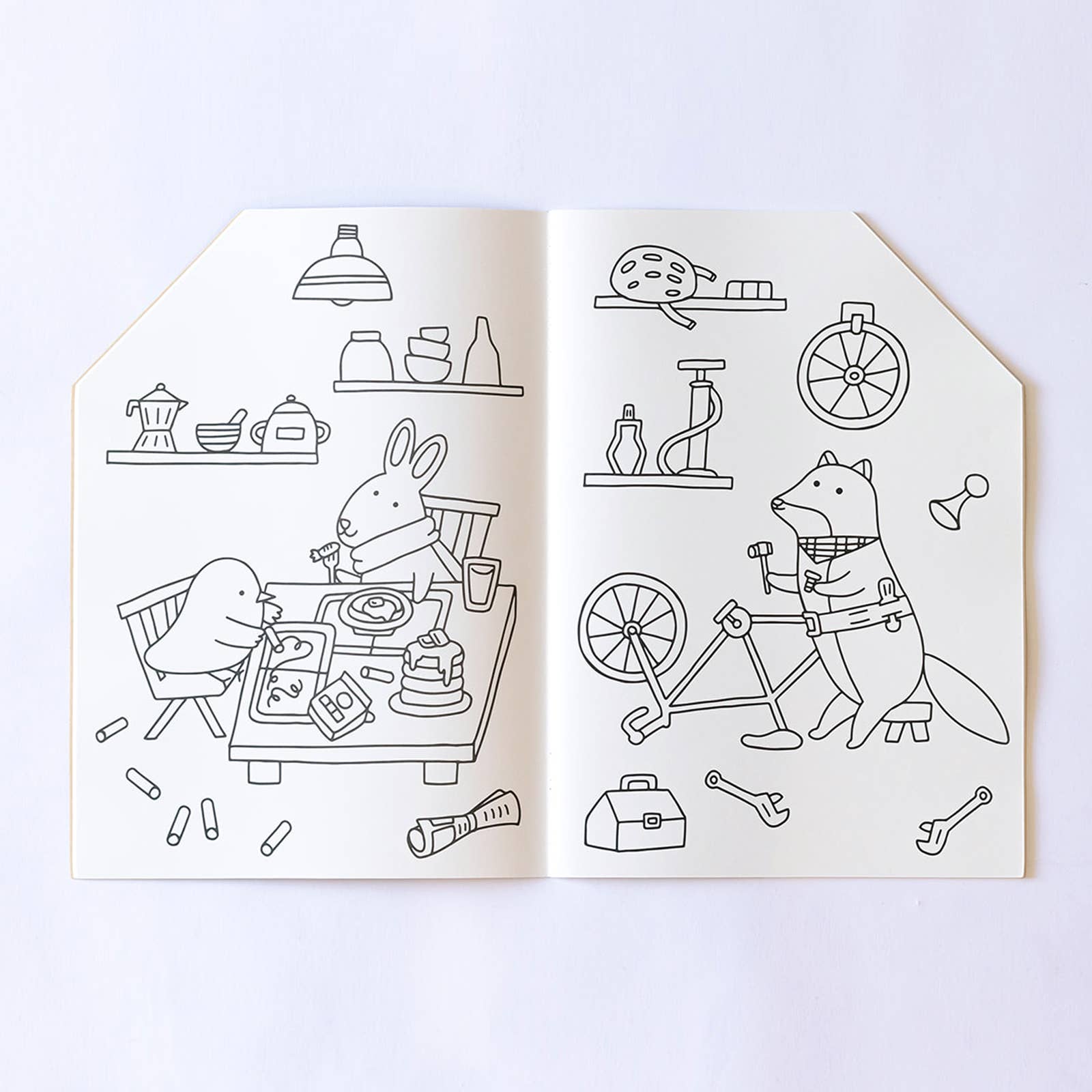 Jumbo House Paper Coloring Book - Toy Polloi