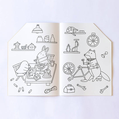 Jumbo House Paper Coloring Book - Toy Polloi