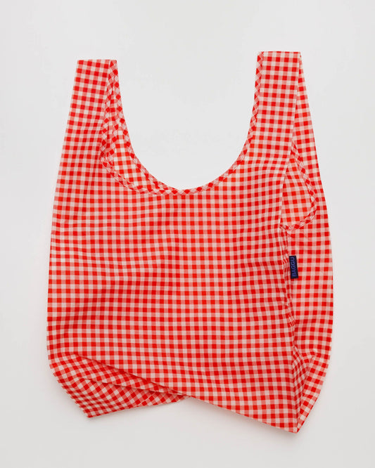 Baggu Red Gingham Reusable Bag, Large