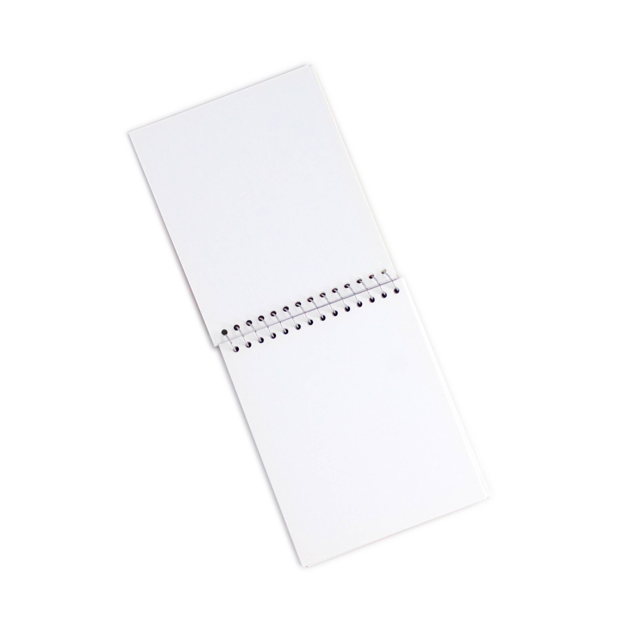 Mini Spiral Sketchbook by eeBoo for arts and crafts, showing a compact spiral-bound sketchbook with blank pages inside.