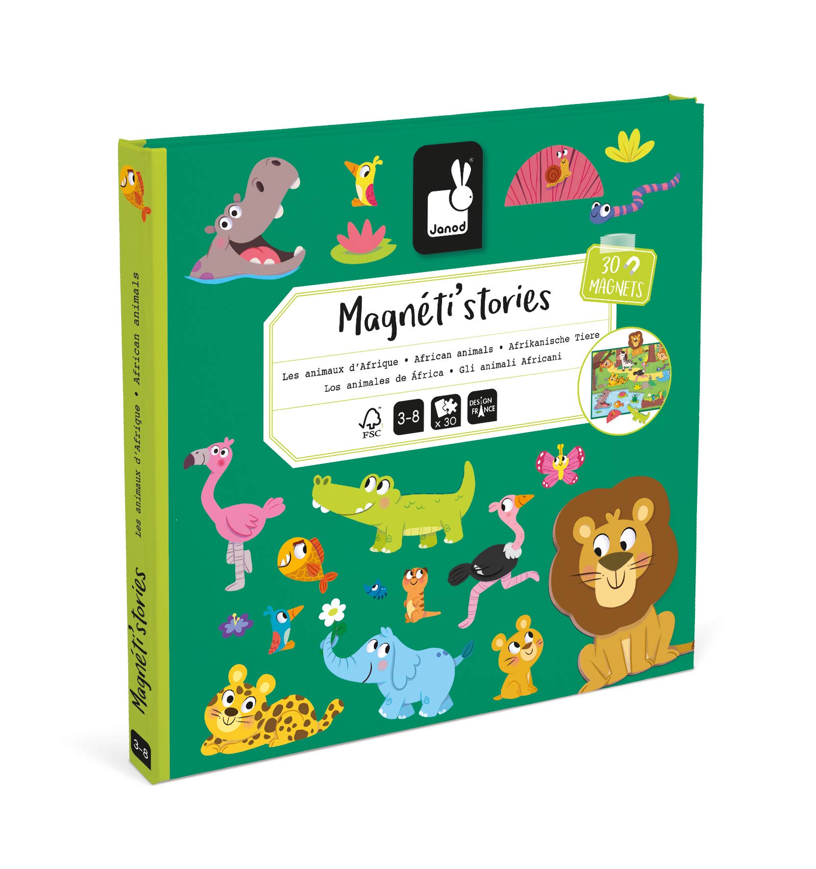 Magneti'stories African Animals - Toy Polloi