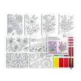 OOLY Garden Watercolor Postcard Kit for arts and crafts, featuring watercolor postcards with floral and garden-themed designs.