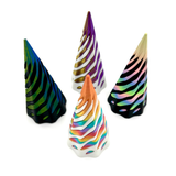 12-pack multicolored pyegames Twidget twist fidget toys arranged in a row, showing vibrant colors and flexible design.