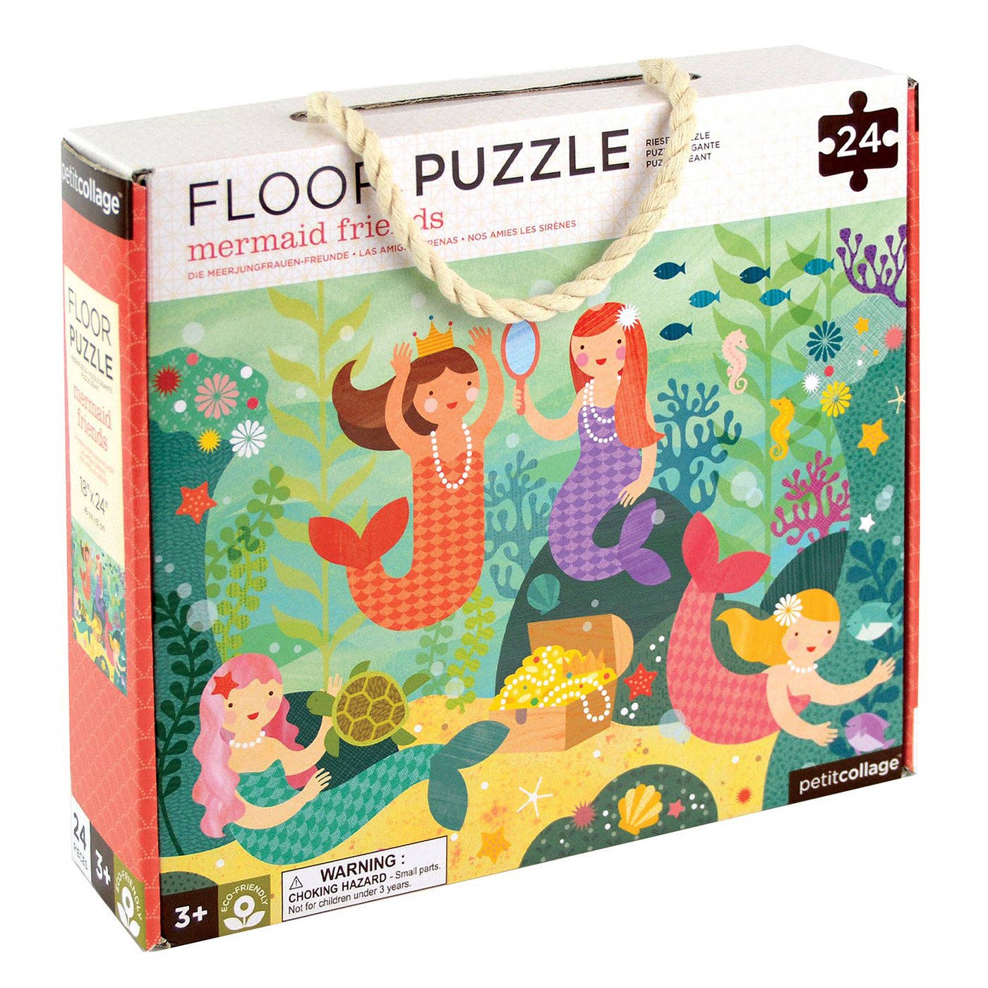 Mermaid Friends 24-Piece Floor Puzzle - Toy Polloi