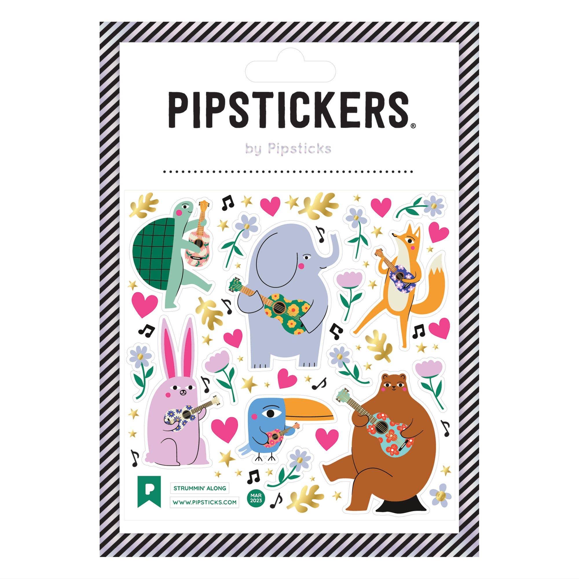 Pipsticks Strummin' Along Stickers - Toy Polloi