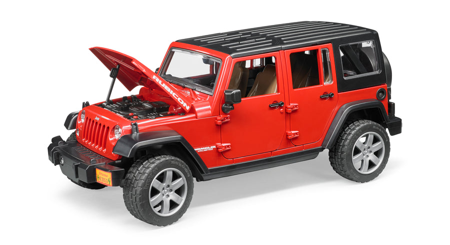 Jeep Wrangler Rubicon, Red - Toy Polloi