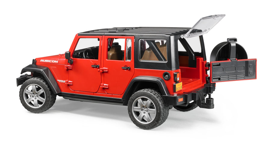 Jeep Wrangler Rubicon, Red - Toy Polloi