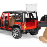 Jeep Wrangler Rubicon, Red - Toy Polloi