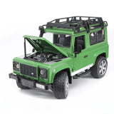 Bruder Land Rover Defender with Trailer & JCB Micro Excavator (02593)