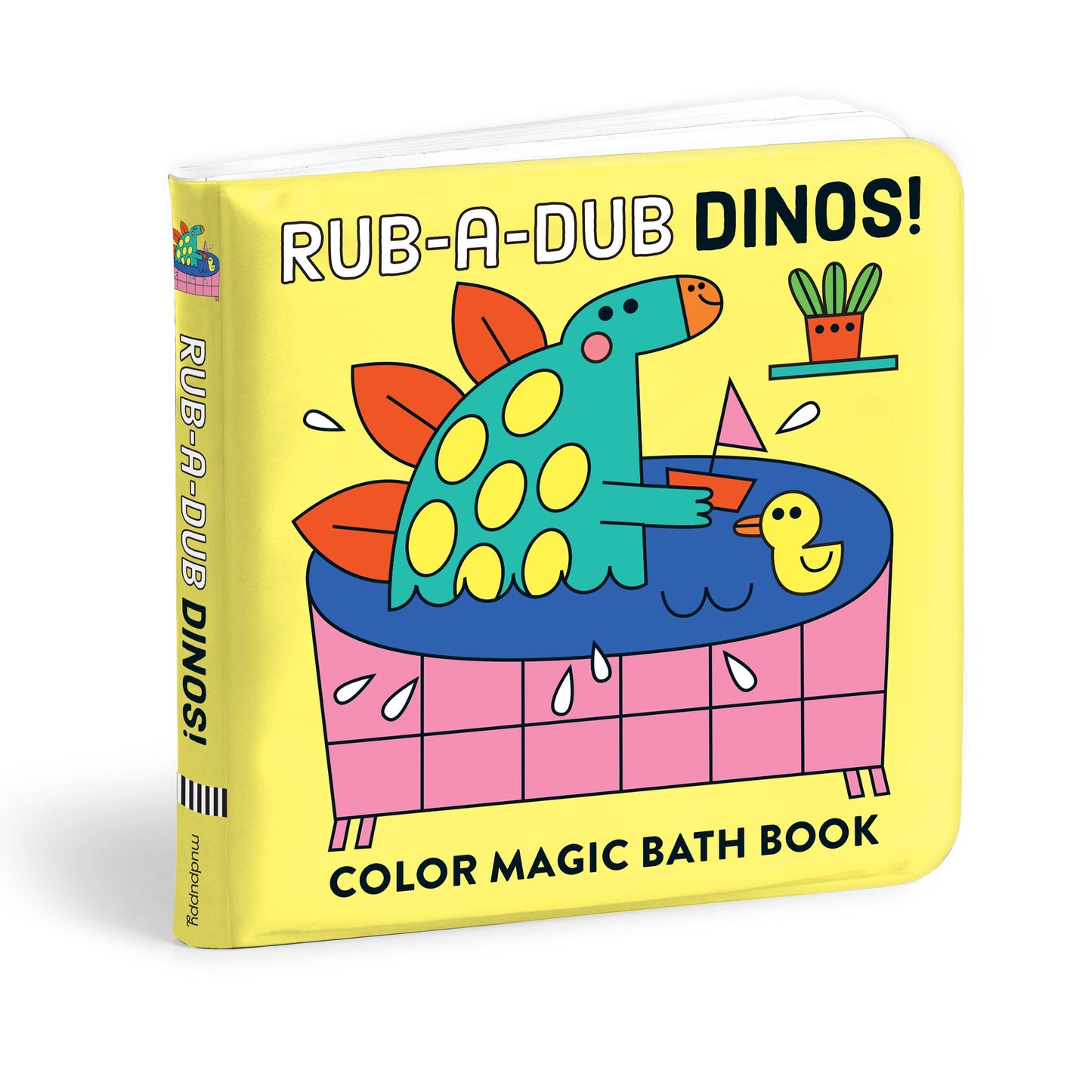 Rub-a-Dub Dinos! Color Magic Bath Book - Toy Polloi