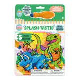 Bright Stripes Magic Coloring Dino Pad for kids, arts and crafts activity with colorful dinosaur illustrations and coloring pages.