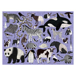 Animal Kingdom 100 Piece Double-Sided Puzzle - Toy Polloi