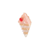Pink cherry-shaped ice cream hair clip from Rockahula Kids, featuring a playful and colorful accessory for children's hair.