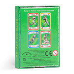 EeBoo Baseball Card Game featuring colorful playing cards with baseball-themed illustrations for fun card gameplay.