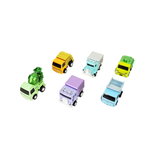 Metallic Diecast Pull-Back Trucks