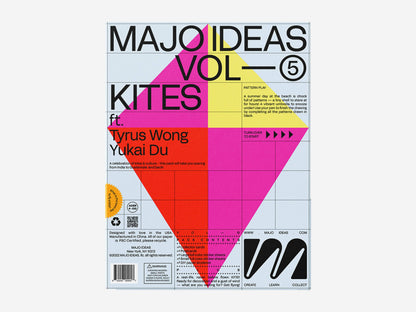 VOL 5— KITES Sticker Based Art Pack - Toy Polloi