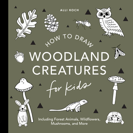 How to Draw Mushrooms & Woodland Creatures