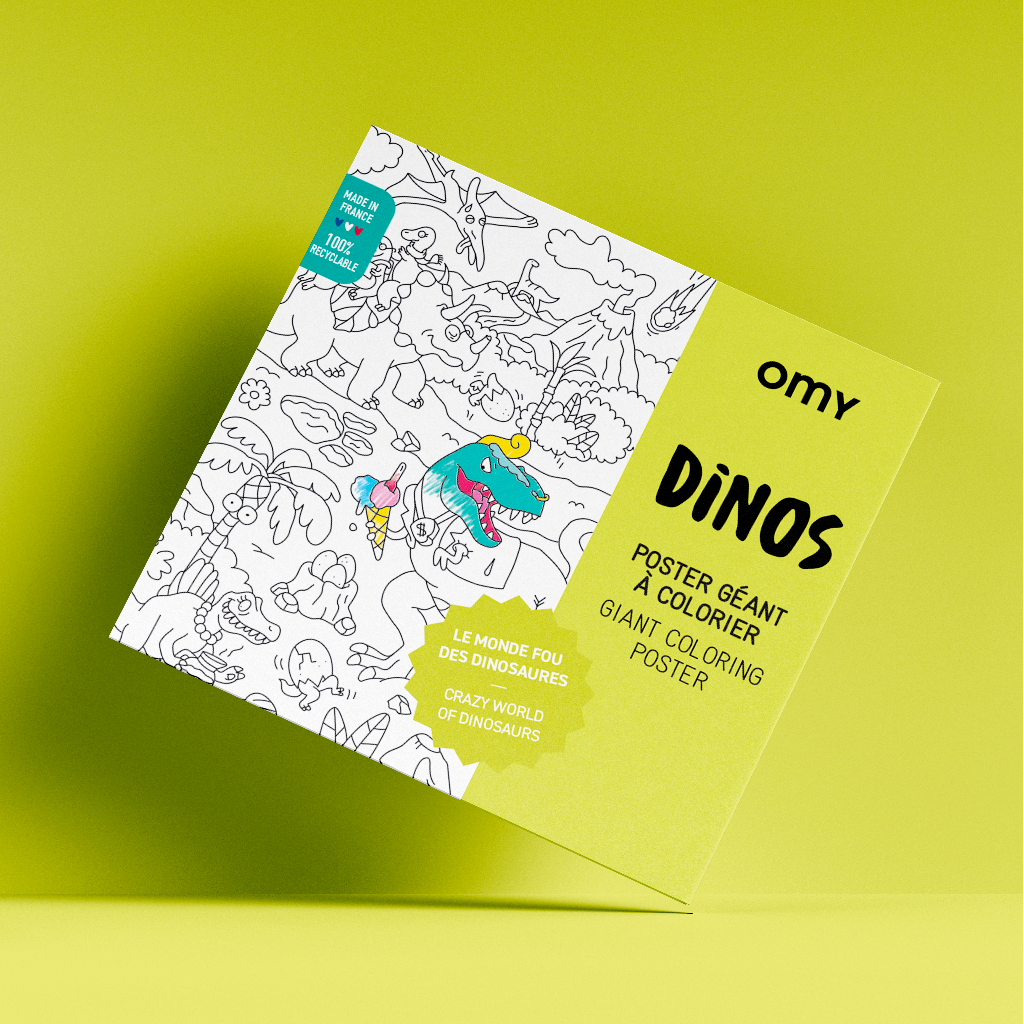 Dino Giant Coloring Poster - Toy Polloi