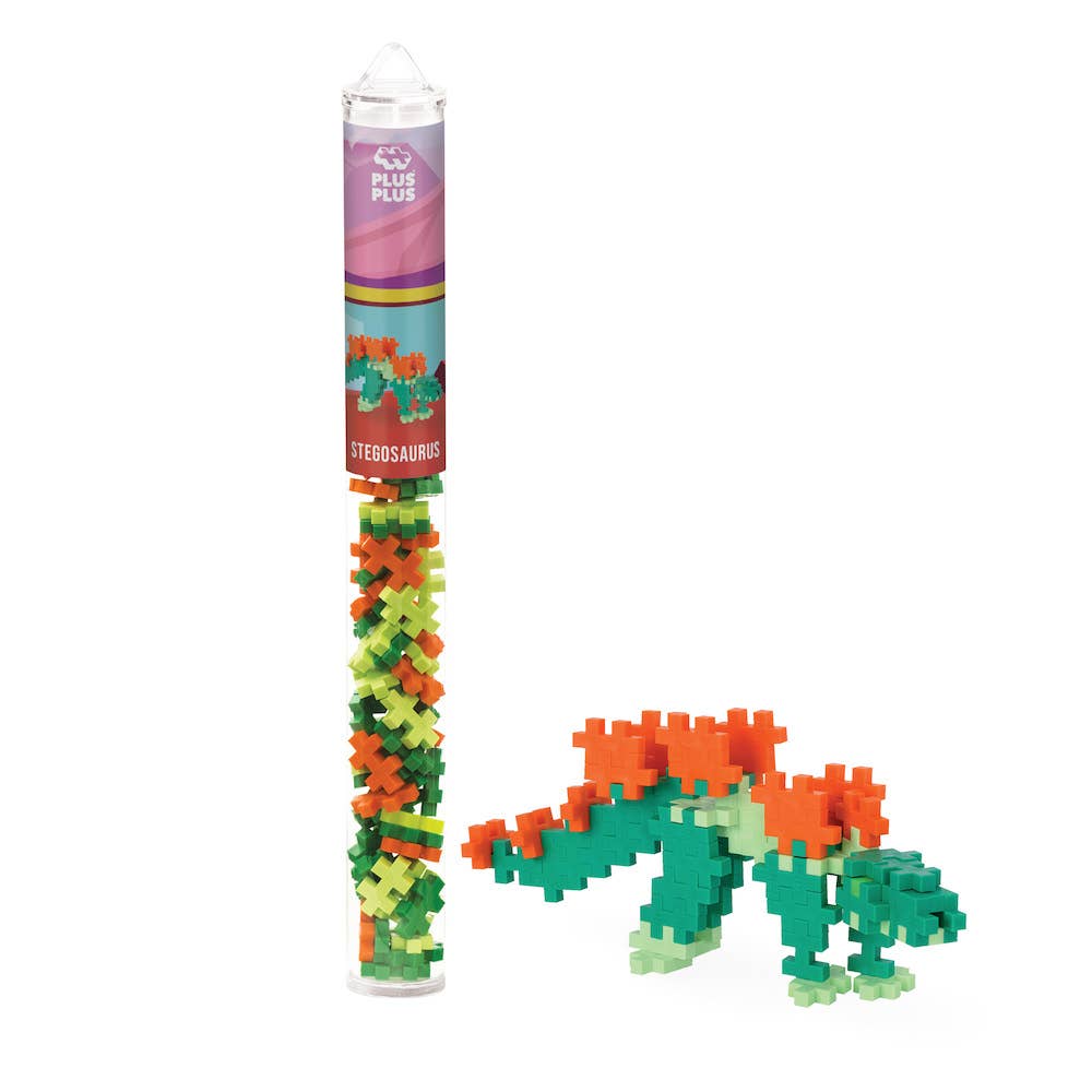 Plus Plus Stegosaurus Tube