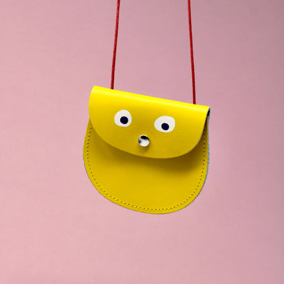 Googly Eye Tiny Purse: Yellow - Toy Polloi