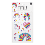 Rainbow Unicorns Tattoo Sheet - Toy Polloi